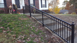 Professional weld handrail