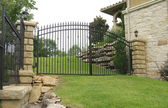 wrought iron custom gates